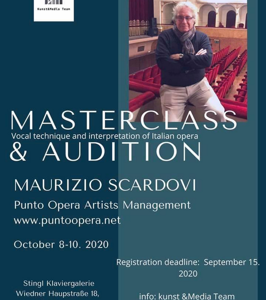 Masterclass & Auditions Vienna - Maurizio Scardovi